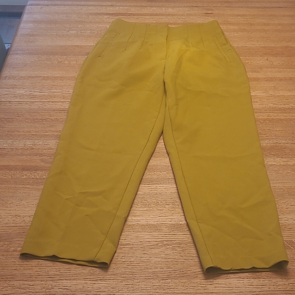 Zara Women's Mustard Dress Pants